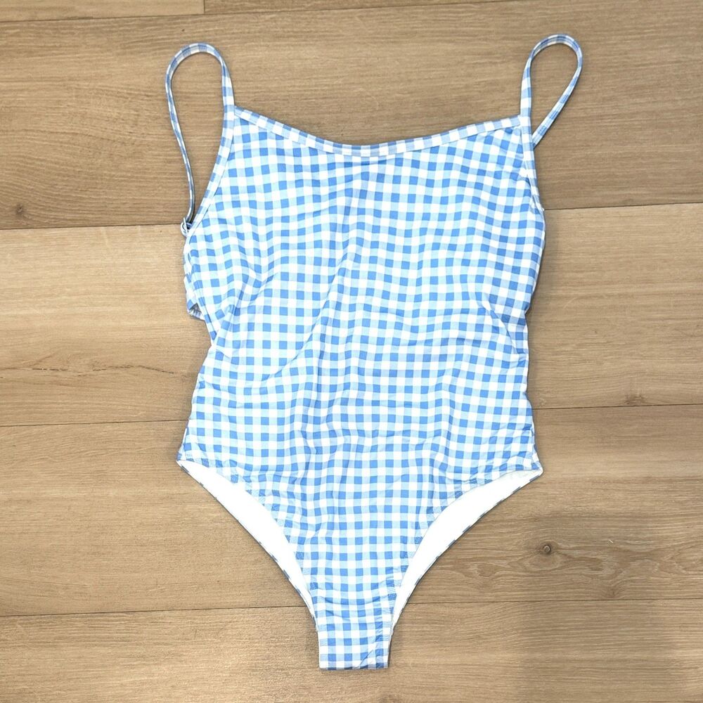 HVN Gingham One Piece Swimsuit - Women's Small NEW WITH TAGS - Picture 4 of 8